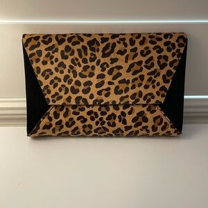 Leopard Print Clutch Bag J Crew